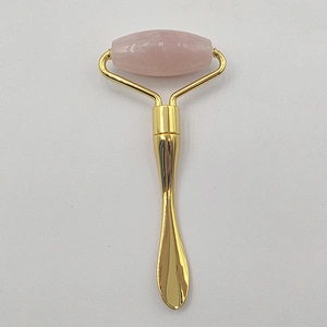 2020 Face Massager Roller  Noiseless jade roller for Face  Neck with spoon jade quartz roll for skin
