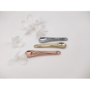 Gold Silver Rose Metal Makeup Applicator Mini Beauty Scoop Facial Cream Spoon Cosmetic Spatula