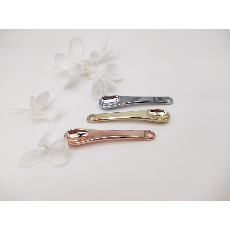 Gold Silver Rose Metal Makeup Applicator Mini Beauty Scoop Facial Cream Spoon Cosmetic Spatula
