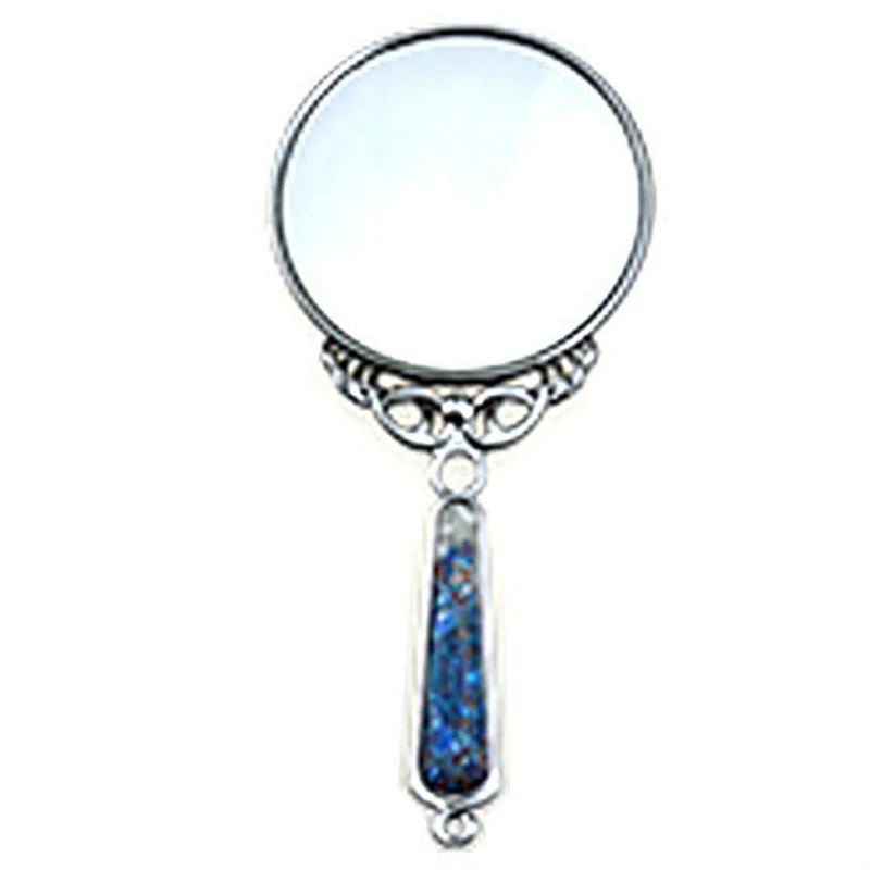 wedding gift custom logo stainless steel cusmetic hand mirror