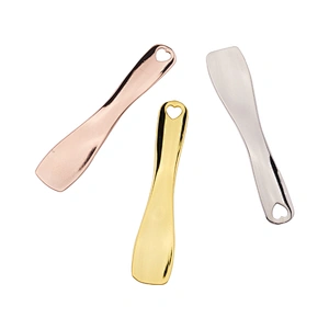 2020 Hot Selling Metal Makeup Wand gold cosmetic spoon for skincare cream eye cream scoops