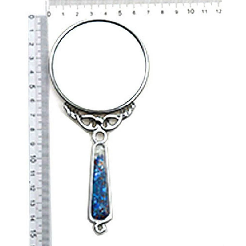 wedding gift custom logo stainless steel cusmetic hand mirror