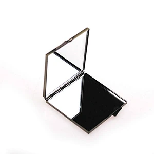 wholesale square shape stainless steel compact portable mirror factory for customized design