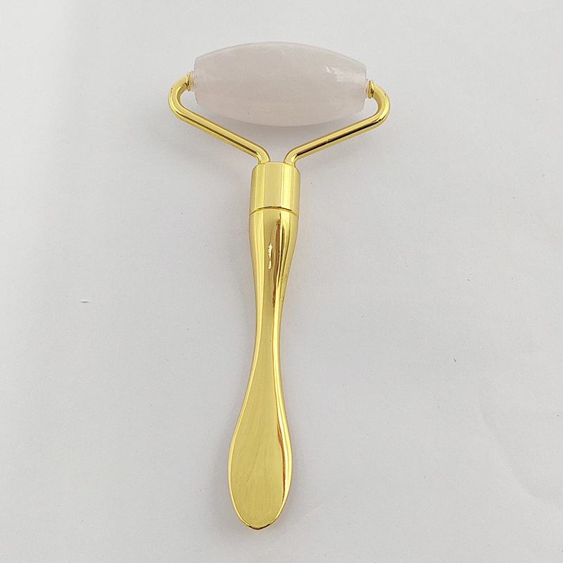 2020 Face Massager Roller  Noiseless jade roller for Face  Neck with spoon jade quartz roll for skin