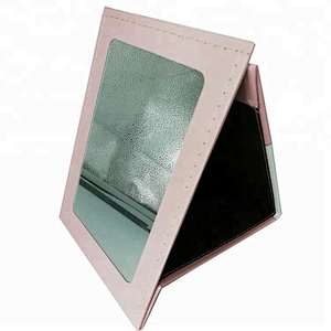 china factory custom paper cover three fold dest makeup mirror