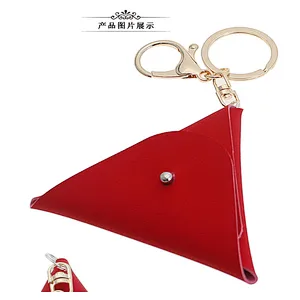 Creative PU zongzi shape zero wallet mini PU coin bag custom printed logo