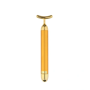 2020 Hot sale High Performance T Shape Gold Facial Massage Beauty Bar