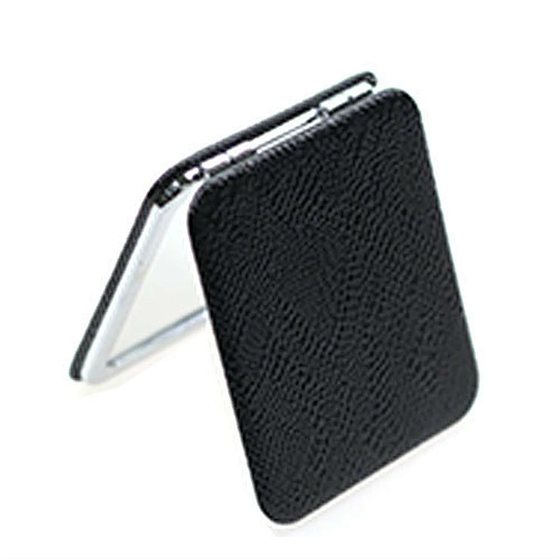 china factory black square portable handheld compact makeup mirrors