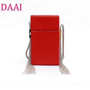 china supply custom hot sell latest fashion pu leather  cigarette style should bag