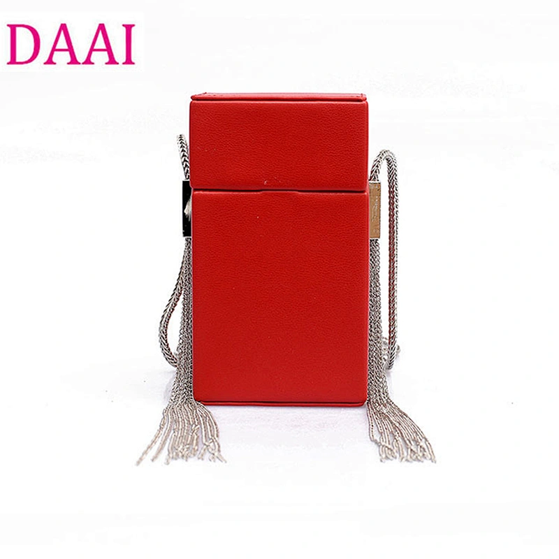 china supply custom hot sell latest fashion pu leather  cigarette style should bag