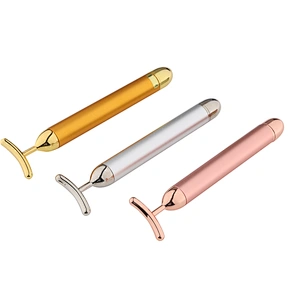 2020 Hot sale High Performance T Shape Gold Facial Massage Beauty Bar