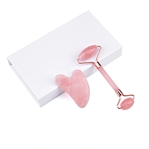 Hot sale jade roller face massage  face slimming massage rose quartz jade roller