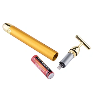 High Quality T shape  Beauty Personal Care Face Lift  Gold Energy Beauty Bar For Face
