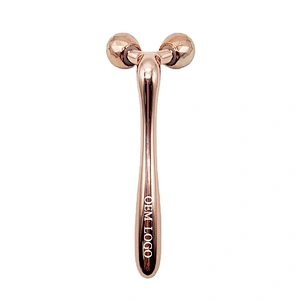 Best selling plastic v shape face slimming massager 3D roller shape massage facial roller device