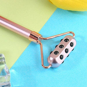Hot sale beauty energy bar handheld massage roller magnetic facial massage tool