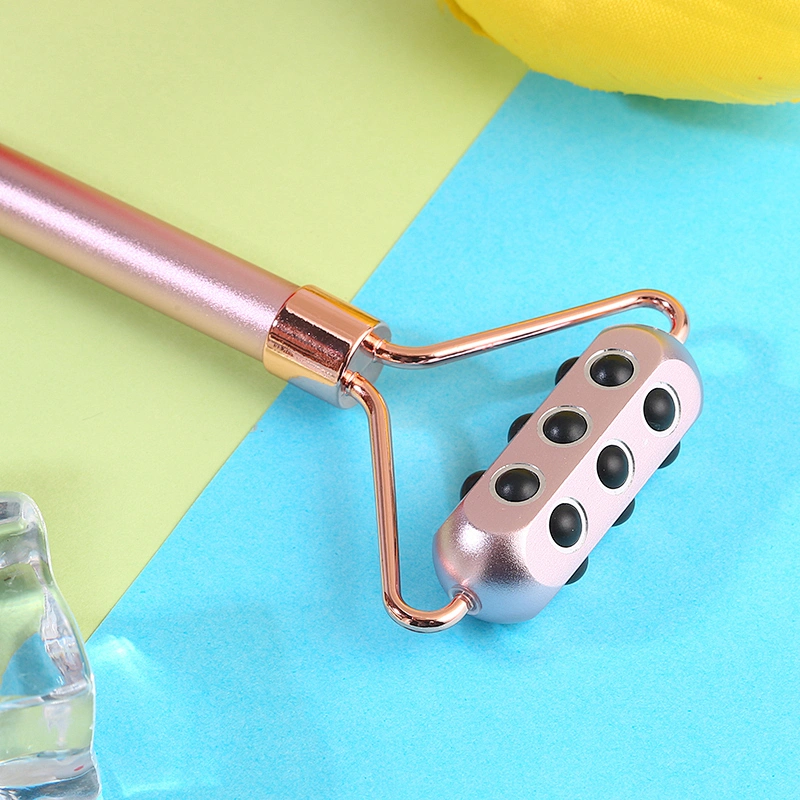 Hot sale beauty energy bar handheld massage roller magnetic facial massage tool