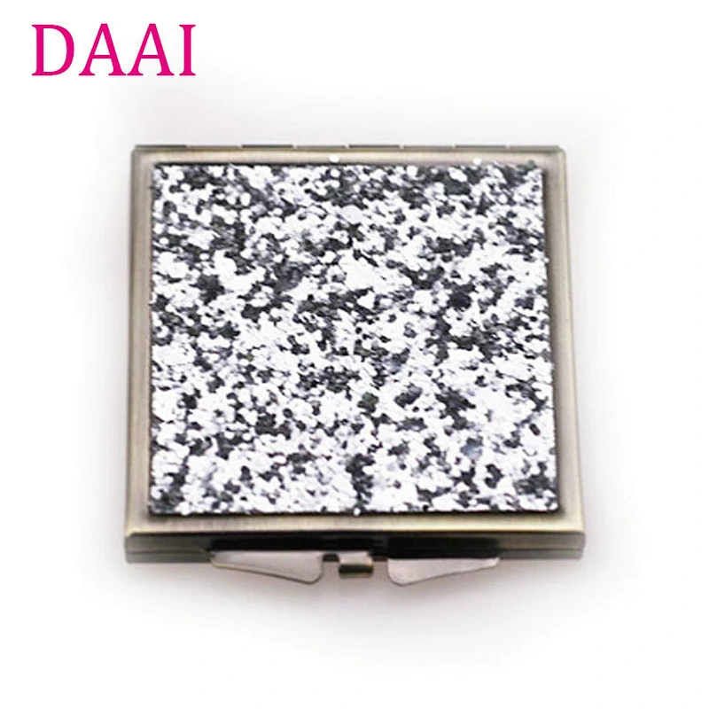 wholesale square shape stainless steel compact portable mirror factory for customized design