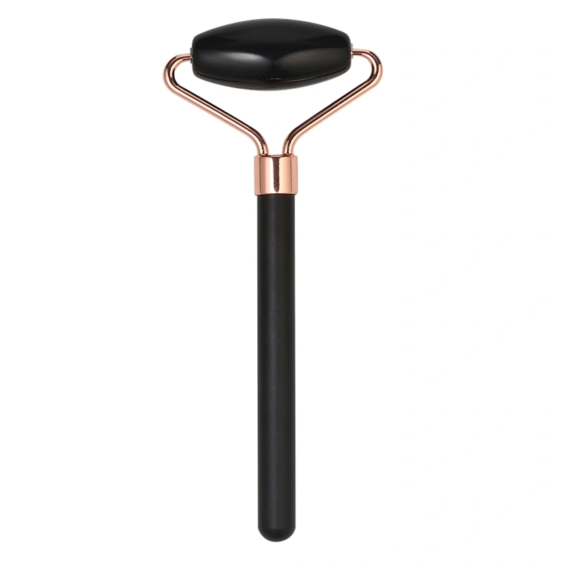High quality jade roller massage handheld face massage facial obsidian massage tool