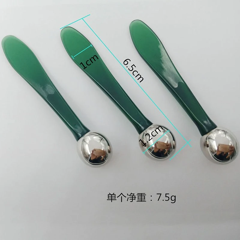 Whole Sale Metal eye cream stick eye massage stick mask beauty digging scoop cosmetic spoon
