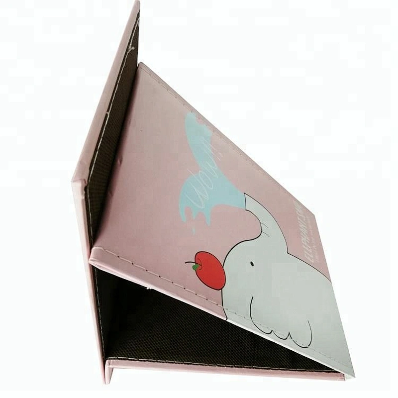 china factory custom paper cover three fold dest makeup mirror