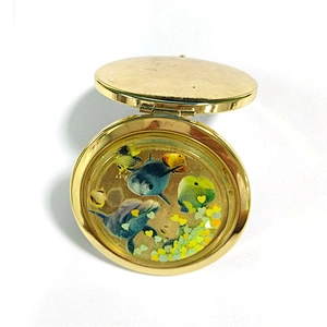 Sedex factory audit custom sparkly compact mirror with float glass