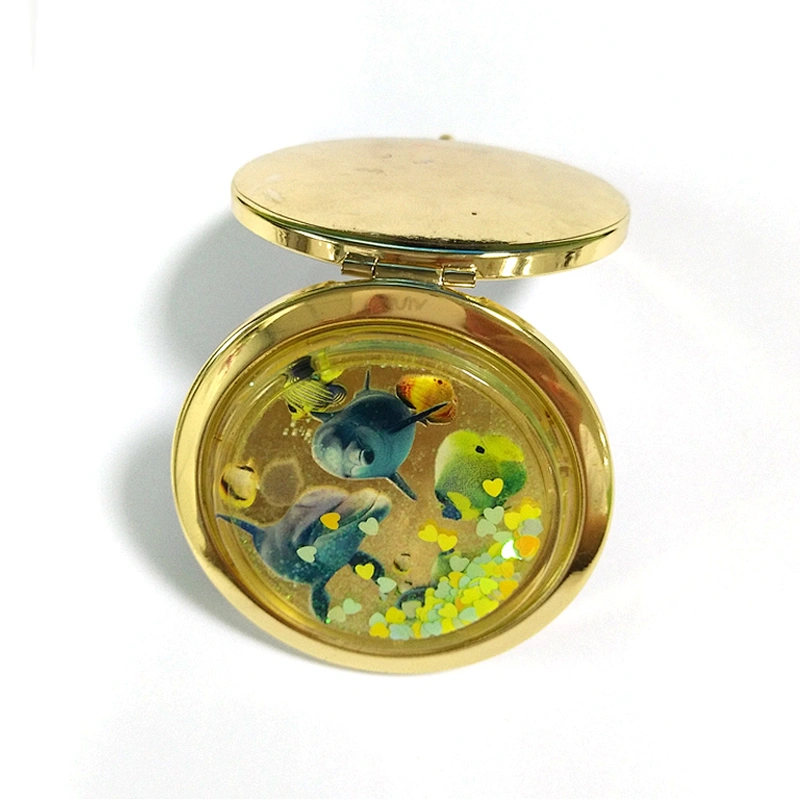 Sedex factory audit custom sparkly compact mirror with float glass