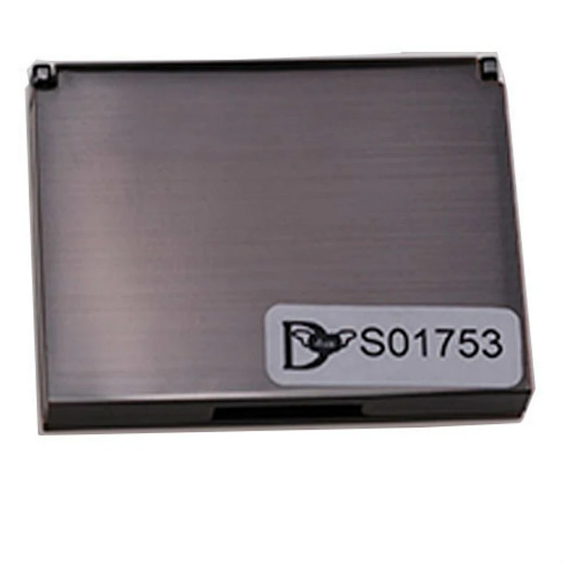 Wholesales custom logo double sides square stainless steel compact mirror