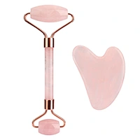 Hot sale jade roller face massage  face slimming massage rose quartz jade roller