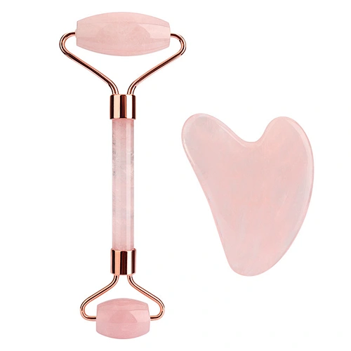 Hot sale jade roller face massage  face slimming massage rose quartz jade roller