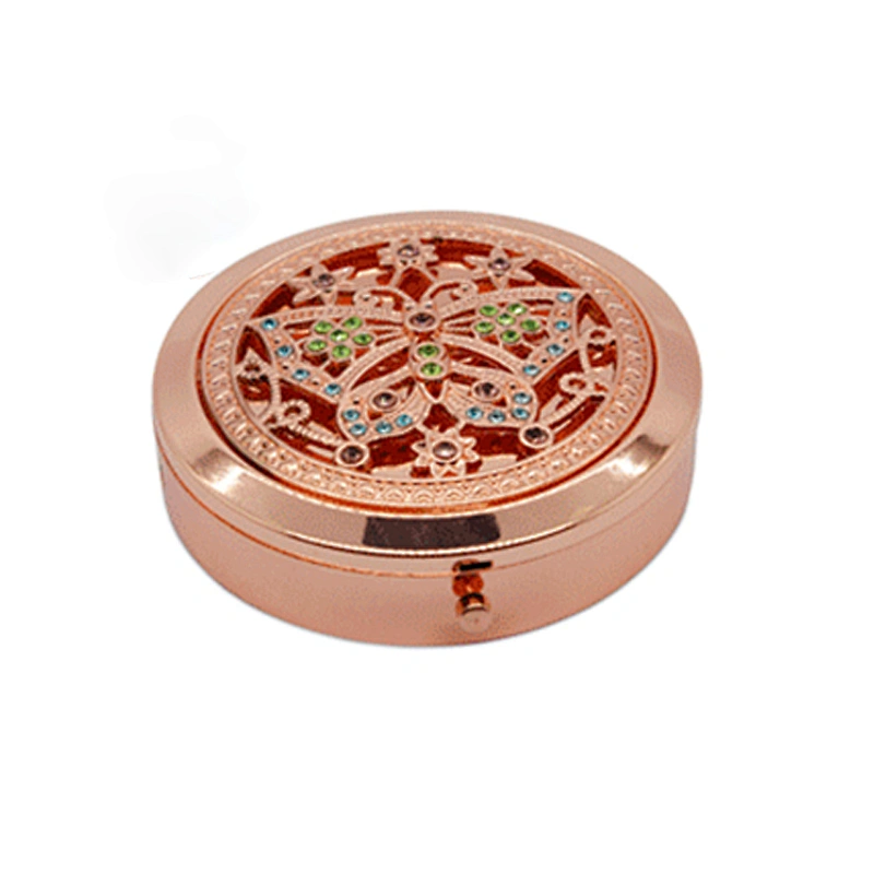 3*Magnification Custom Luxury Led Vanity Mirror  Portable Cosmetic Mini Hand Warmers With Mobile Power