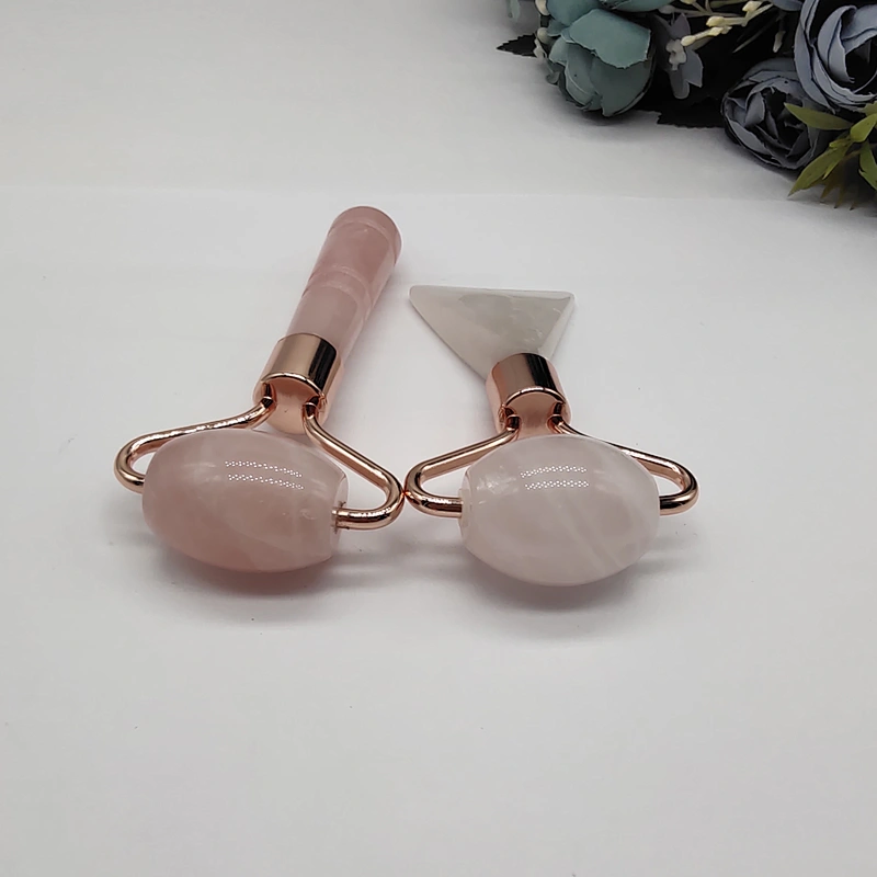 Mini eye massage tool natural rose quartz jade roller Massage Tools eye massage tools small jade roller