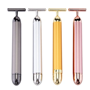 High Quality T shape  Beauty Personal Care Face Lift  Gold Energy Beauty Bar For Face