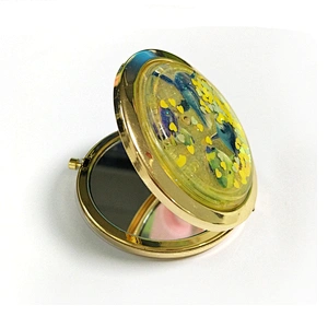 Sedex factory audit custom sparkly compact mirror with float glass