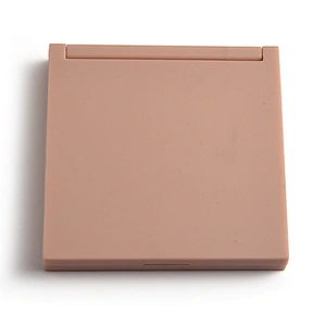 Hot Selling Amazon Pink Plastic Square Double Side Folding Portable Pocket Make up Mirror