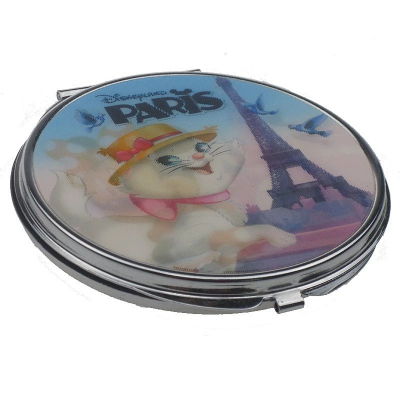 70mm iron round MiQi design custom compct vanity mirror for Christmas gift