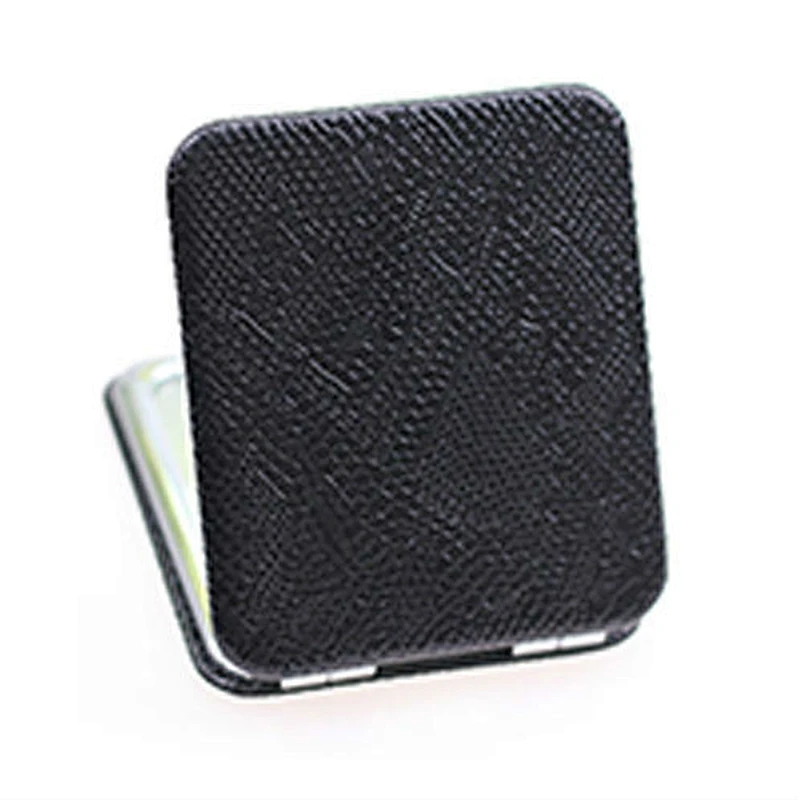 china factory black square portable handheld compact makeup mirrors
