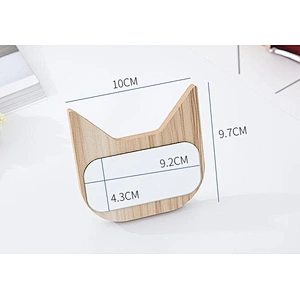 Modern Style Desktop Red wood Mdf Cheap Makeup Cosmetic Mirrors