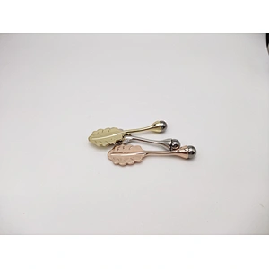 New design mini metal eye care massager facial roller massager tool 3D metal massager
