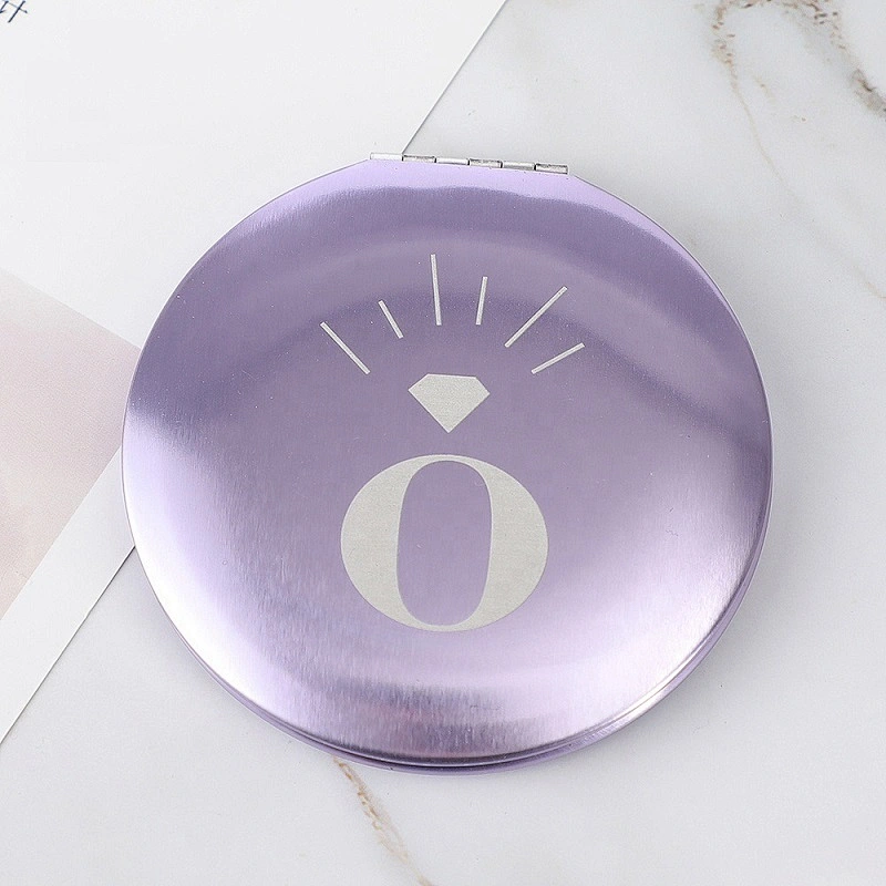 Private Label Glass Diamond Cute Unique Crystal Gold Golden Cosmetic Pocket  Mirrors