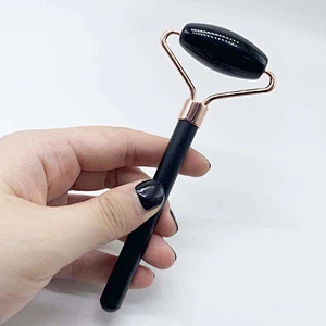 High quality jade roller massage handheld face massage facial obsidian massage tool