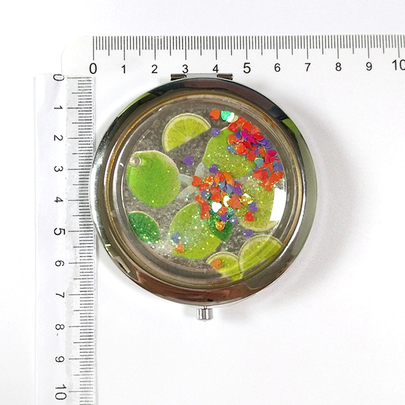 China OEM environmental silicone makeup mirror with HD float glass