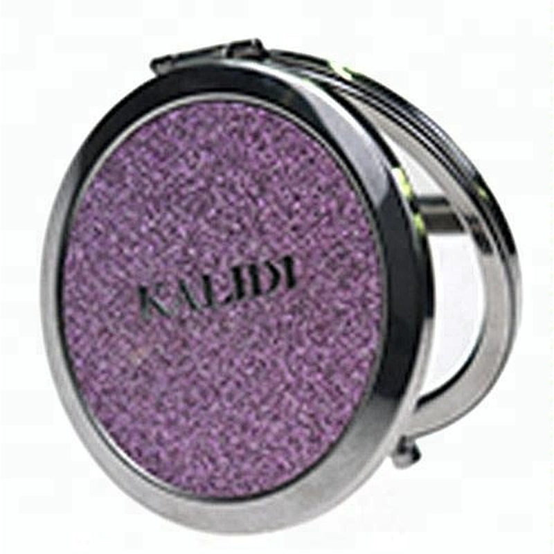china suppliers peasonalized purple aluminum sheet sticked chrome plated foldabe makeup mirror
