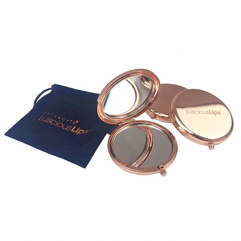 Stainless Steel Rose Gold Round Double Sides Custom Mirror