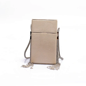 china supply custom hot sell latest fashion pu leather  cigarette style should bag