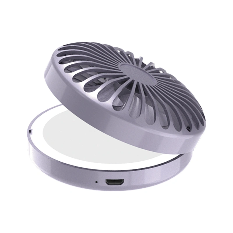 Amazon Top Seller Wholesale Makeup Mirror With Mini USB Fan, Pretty mirror fan
