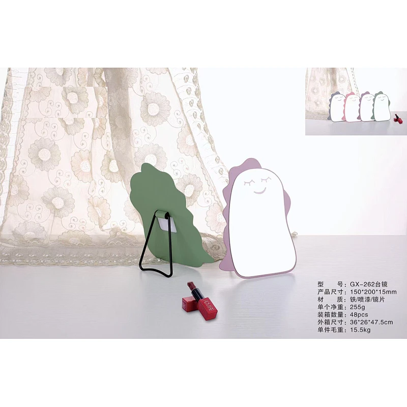 New design mirror gifts make-up desktop mirror Korea design mirror for girls