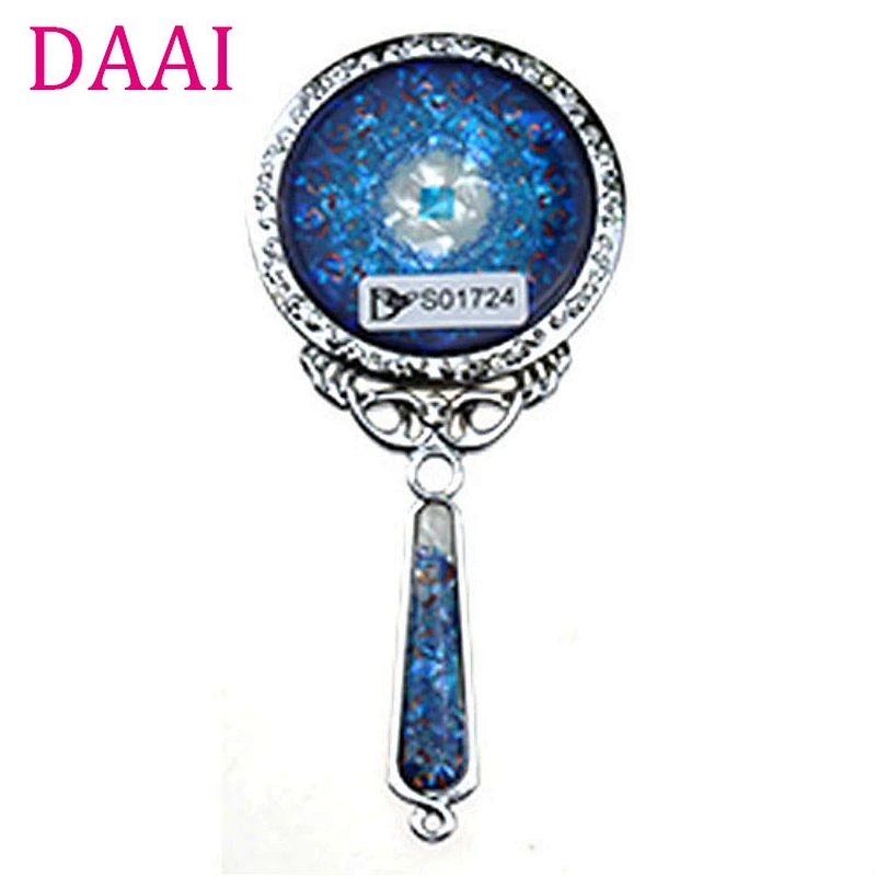 wedding gift custom logo stainless steel cusmetic hand mirror