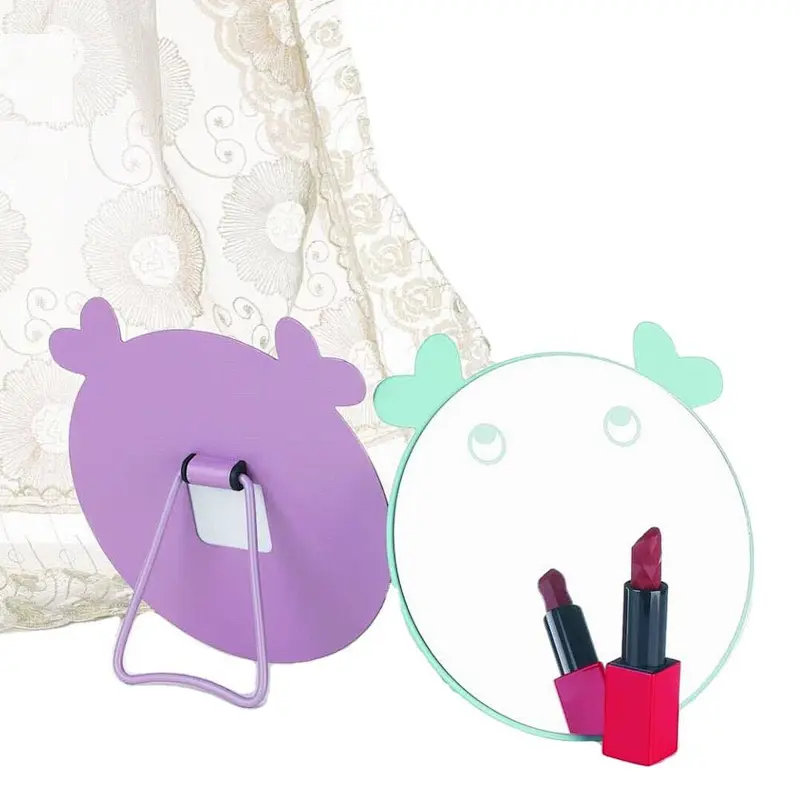 Hot sale fancy makeup mirror Korea design mirror gifts for girls makeup mirror professional