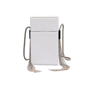 china supply custom hot sell latest fashion pu leather  cigarette style should bag
