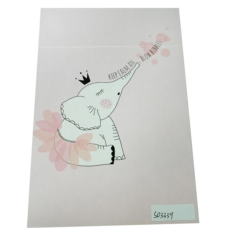 china factory custom pink paper frame square 3 folding mirror
